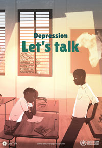 WHO - Depression: let's talk poster